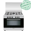 Glemgas Gas Cooker 90×60 Full Safety Heavy Duty With Fan Silver Model – SB9612RI-FSCD – 1 Year Full Warranty