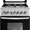 Super General Freestanding Gas-Cooker 4-Burner SGC6470MSFS 60 x 60 x 85 cm, Silver,