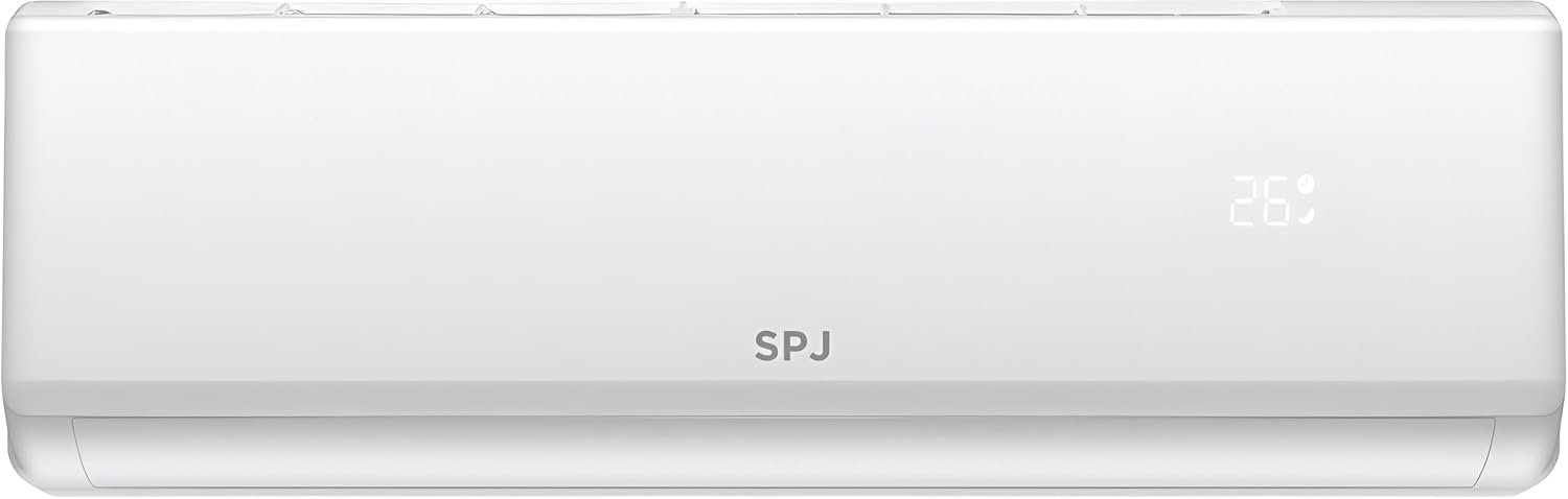 SPJ 1.5 Ton Split AC, 18000 BTU Air Conditioner, R410A Eco-Friendly Refrigerant, Low Noise Design