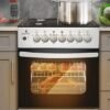 Gratus 4 Burner Gas Cooker With Gas Grill Euro Pool GGR54FRTE -1 Year Full Warranty.