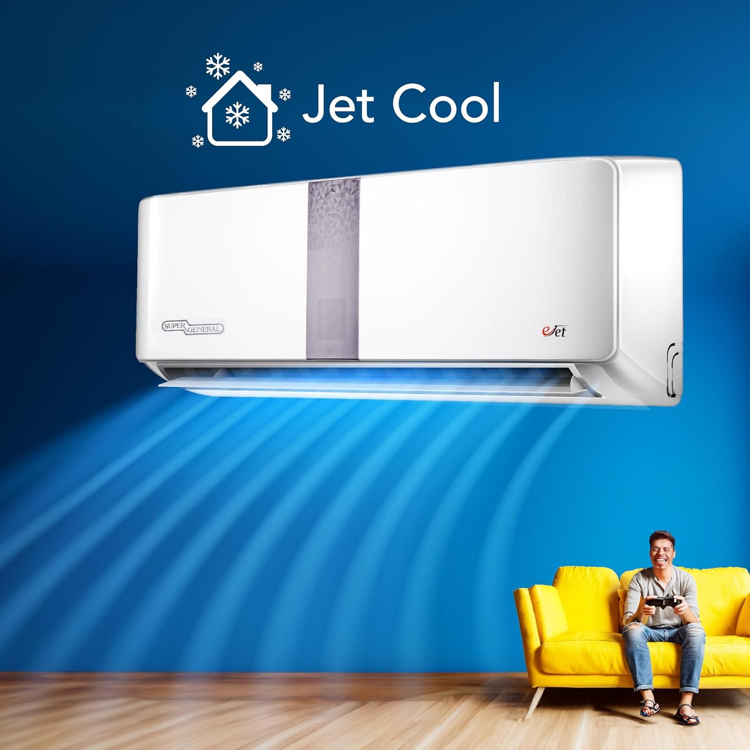 Super General 1.5 Ton Split Air Conditioner SGS195FE – T3 Rotary - Image 3