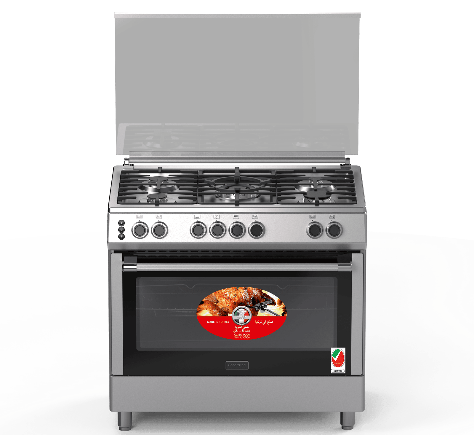 Generaltec Cooking Range Model No. GCTR98DGL (90X60)
