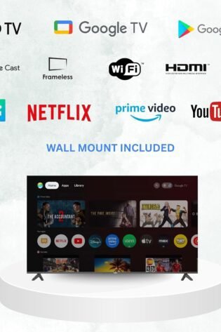 Kenstar 85-Inch 4K QLED Smart Google TV KLED85GQDAC