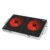 Nobel NIC20 2 Burner Infrared Cooker 2800W Black Crystal Glass