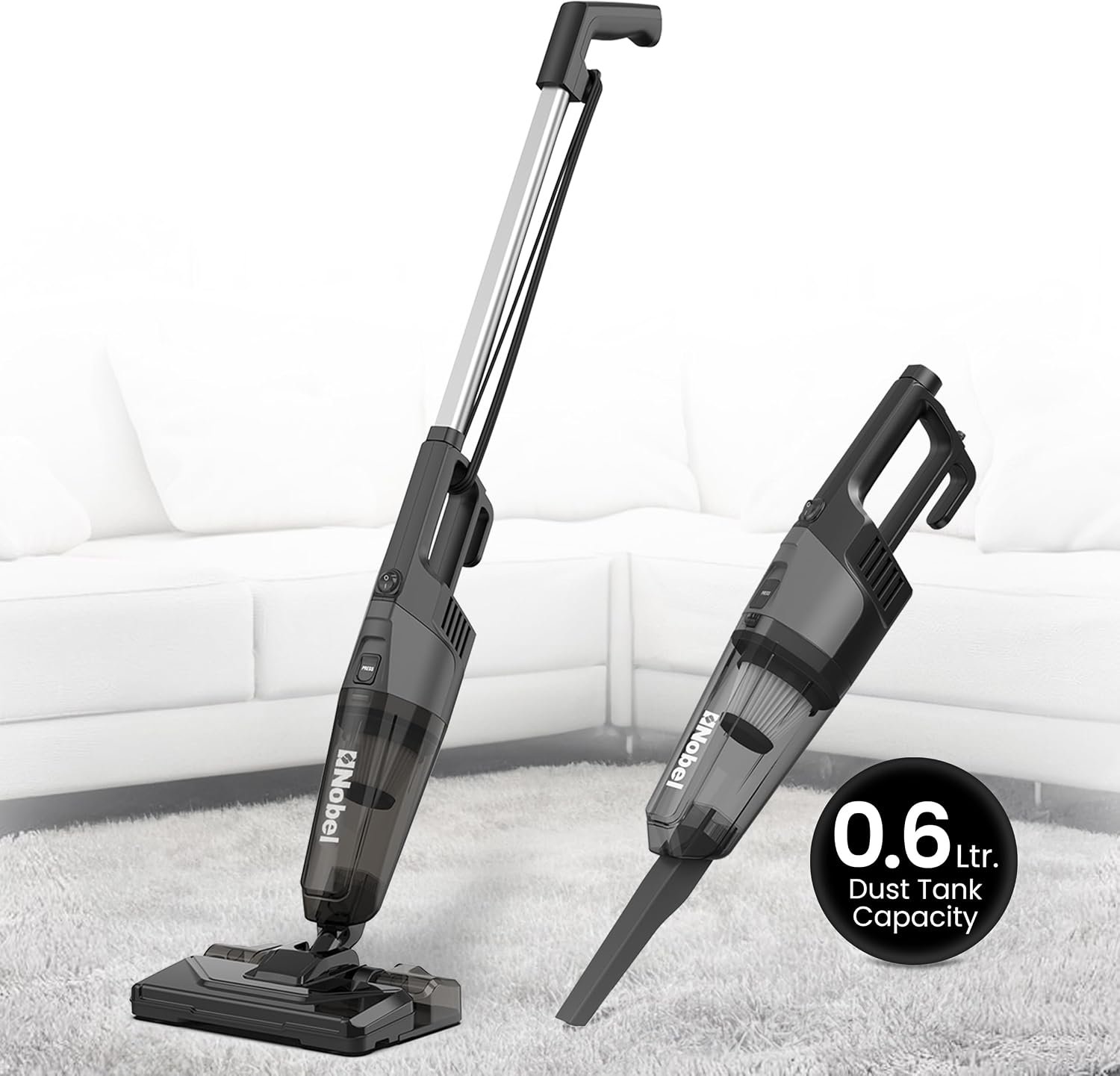 Nobel NVC19T 2-in-1 Handheld Stick Vacuum Cleaner 600W Black