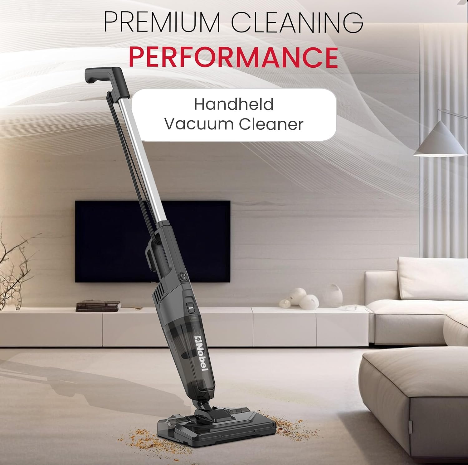 Nobel NVC19T 2-in-1 Handheld Stick Vacuum Cleaner 600W Black
