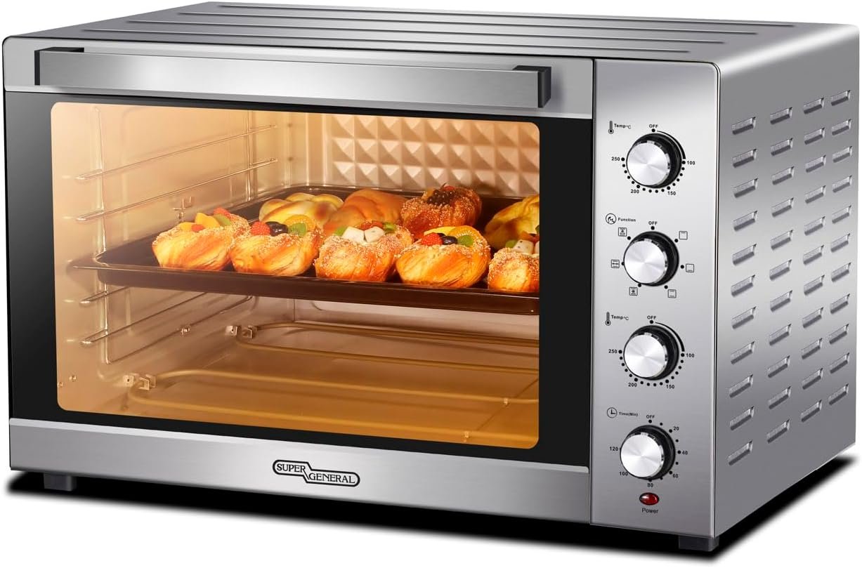 Super General 100L Electric Oven 2800W Convection & Rotisserie SGEO101TRC