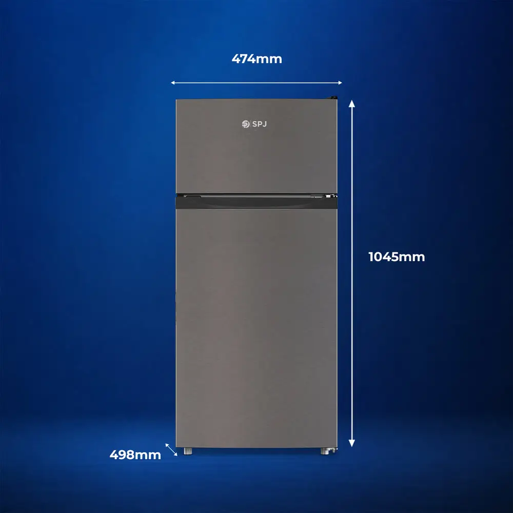 SPJ 112 Liter Double Door Refrigerator – 87L Fridge + 25L Freezer TSLW140C - Image 2