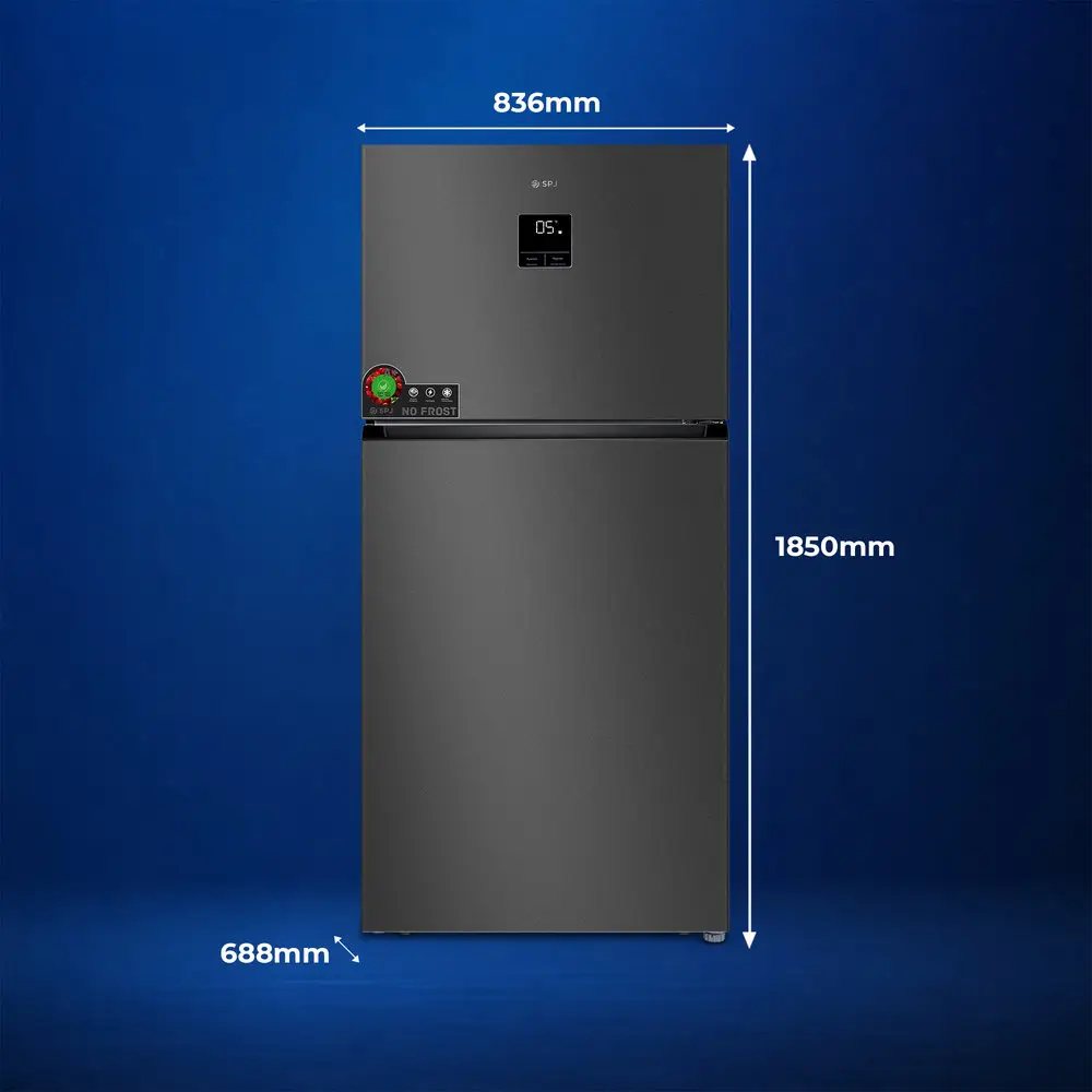 SPJ 538L Double Door Refrigerator POSH-TMSW650C - Image 3