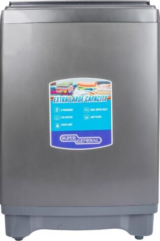 Super General 15kg Top Load Washing Machine SGW1524 Grey