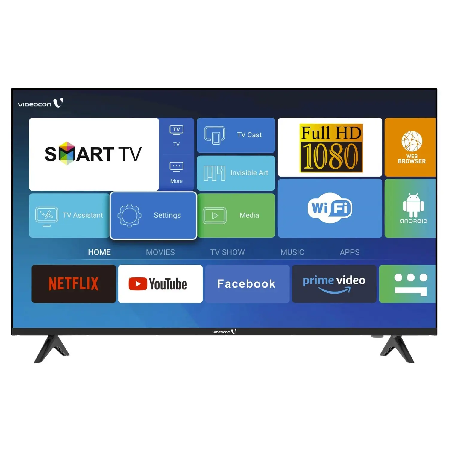 Videocon E43EL1100 43-Inch Smart TV – Full HD Entertainment